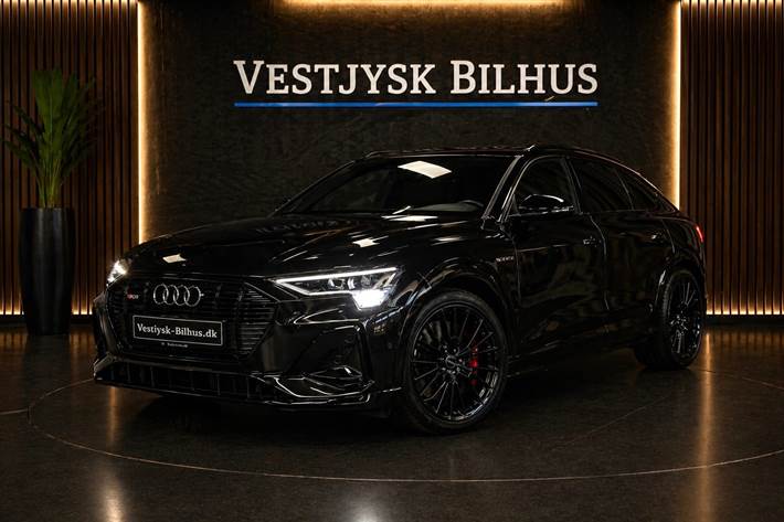 Sort Audi e-tron fra 2022