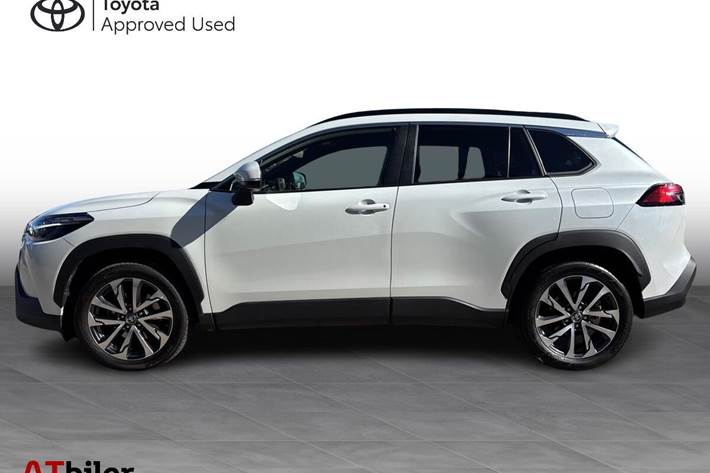 Hvid Toyota Corolla Cross fra 2023