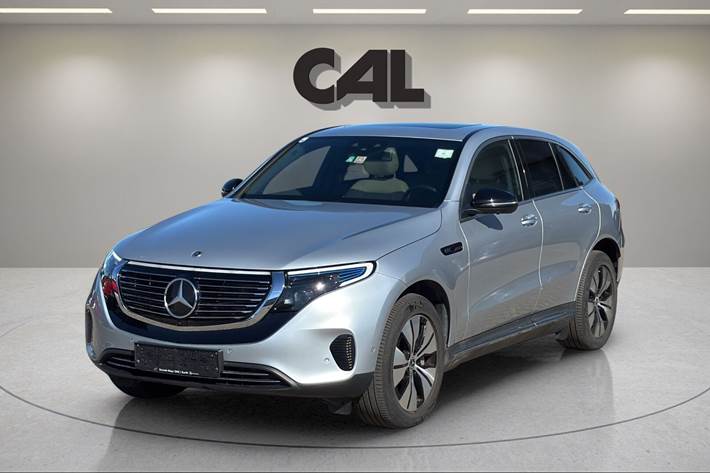 Sølv Mercedes EQC 400 fra 2020
