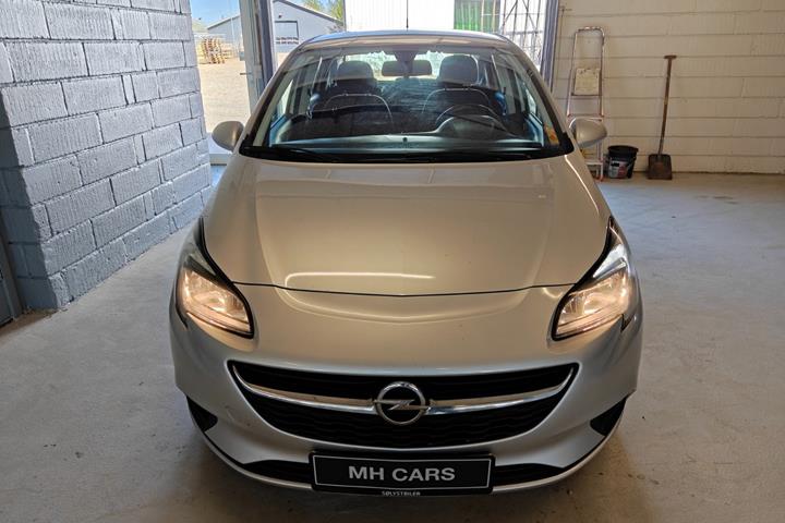 Gul Opel Corsa fra 2016