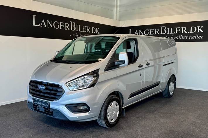 Sølv Ford Transit Custom 300 L2 fra 2023