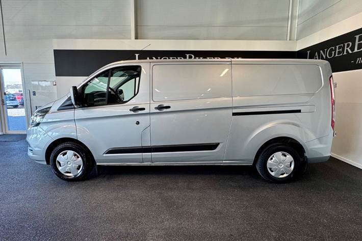 Sølv Ford Transit Custom 300 L2 fra 2023