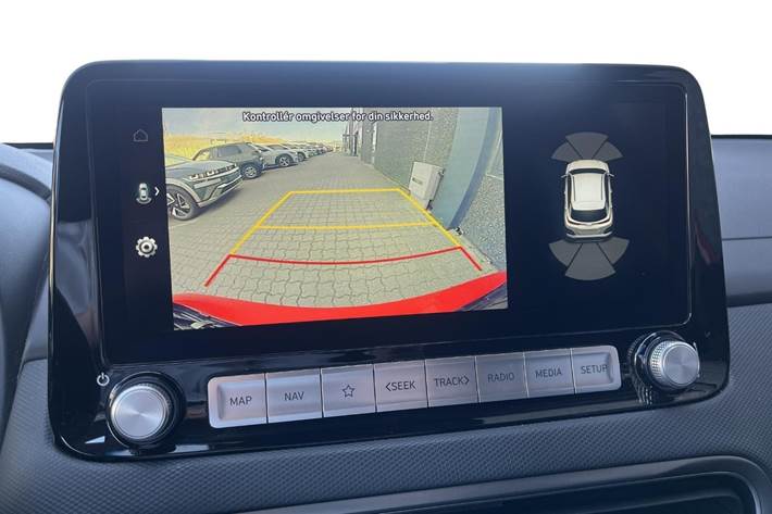 Rød Hyundai Kona fra 2021