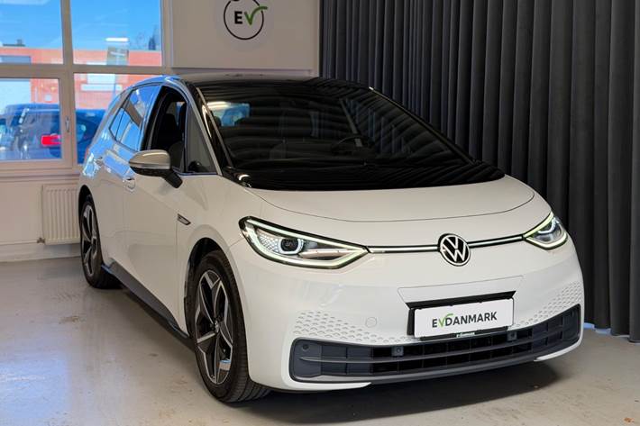 Hvid VW ID.3 fra 2021
