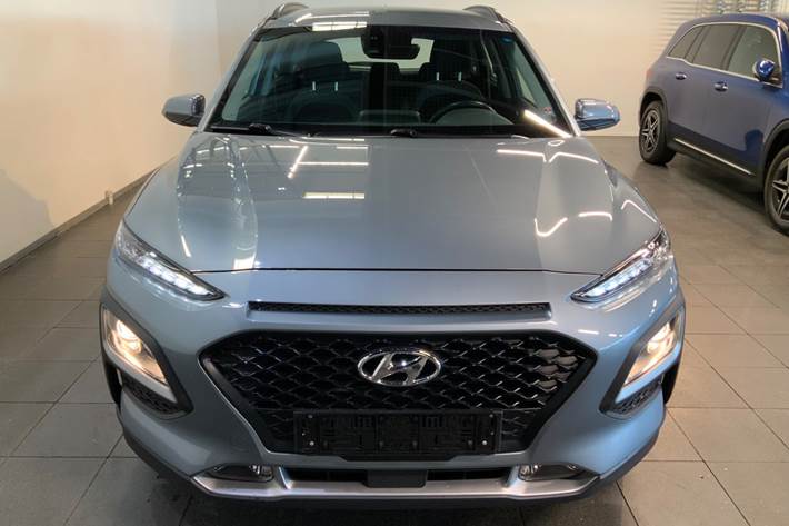 Grå Hyundai Kona fra 2020