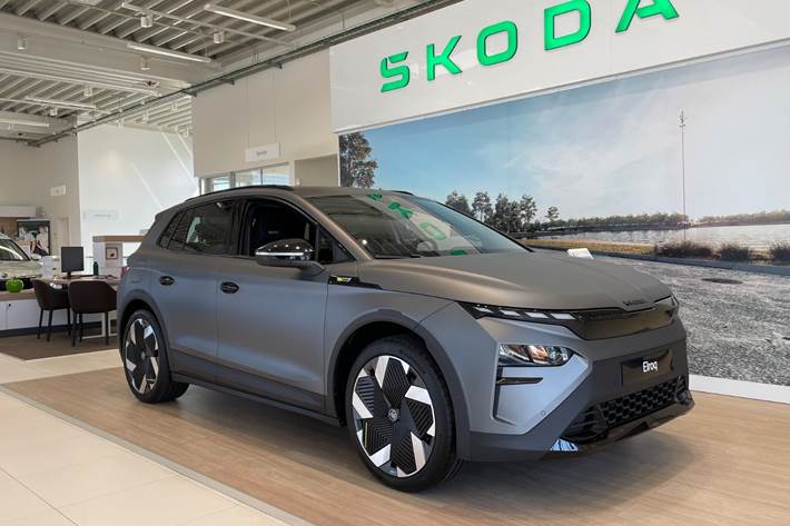 Grå Skoda Elroq fra 2026
