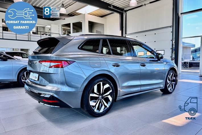 Grå Skoda Enyaq fra 2026