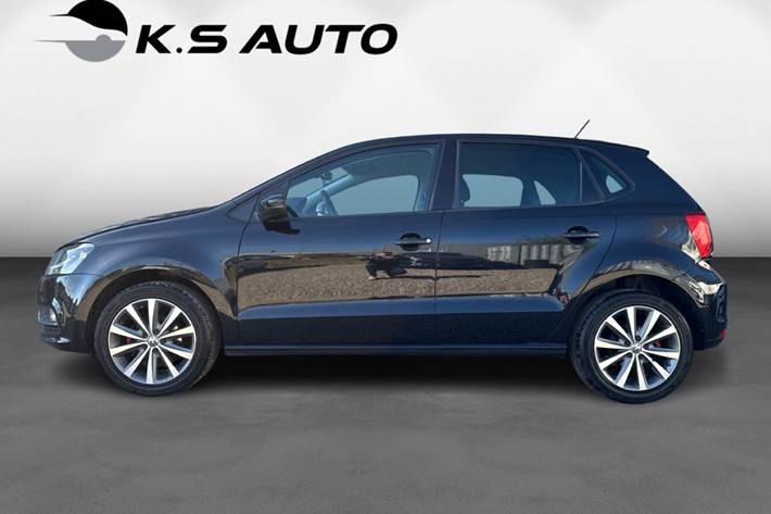 Sort VW Polo fra 2016