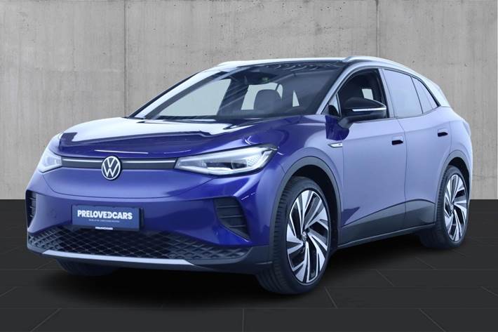 Blå VW ID.4 fra 2021