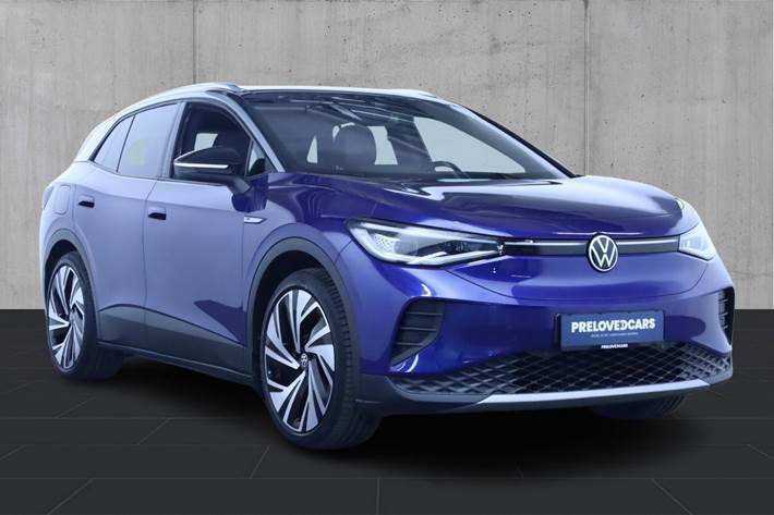 Blå VW ID.4 fra 2021