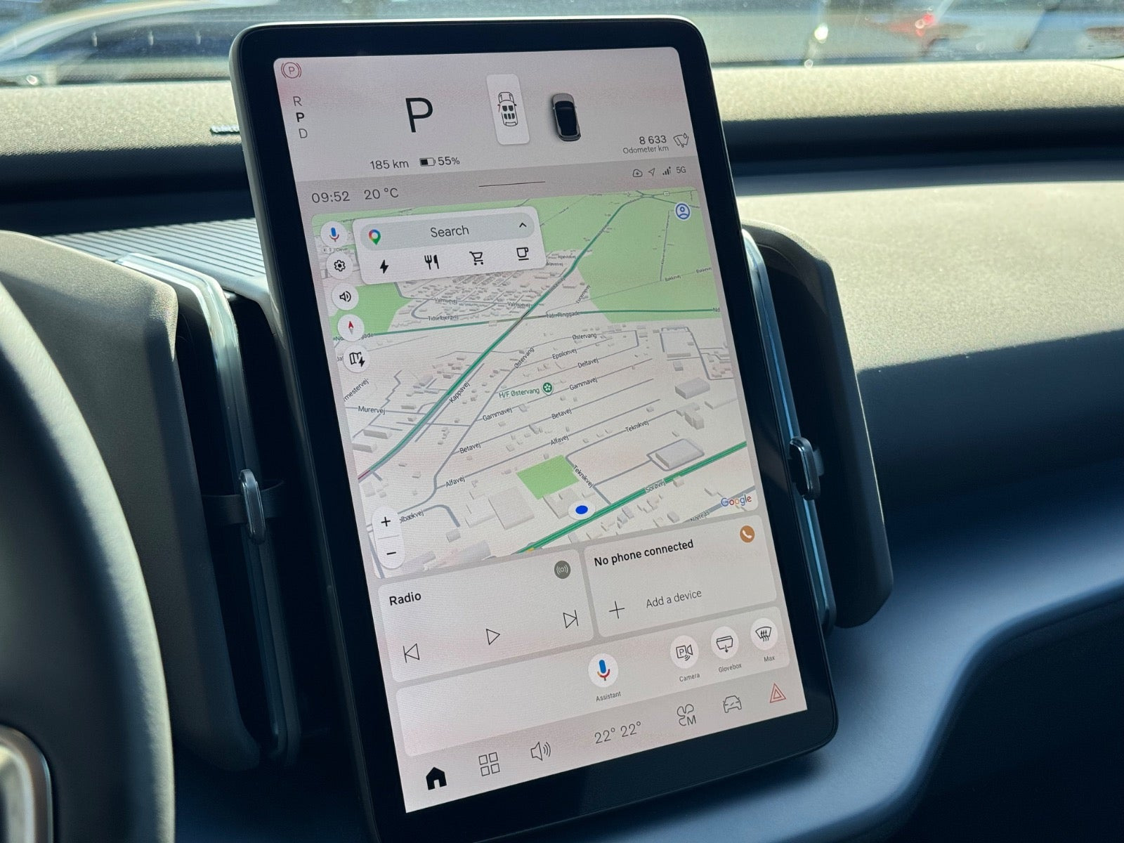 Blå Volvo EX30 fra 2024