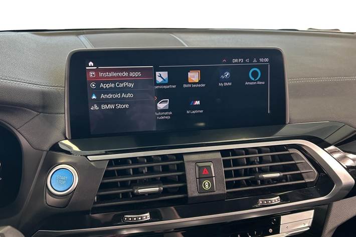 Blå BMW iX3 fra 2021