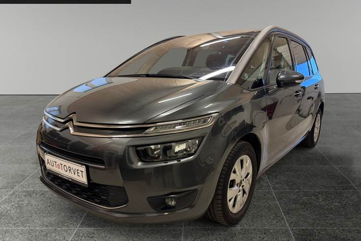Grå Citroën Grand C4 Picasso fra 2016 set udefra