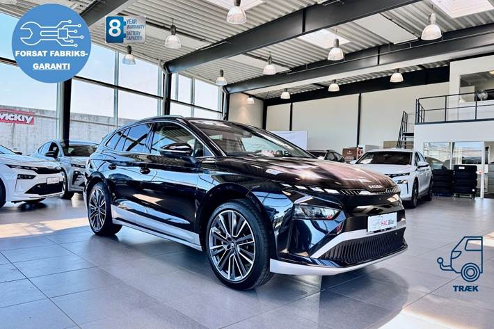 Sort Skoda Enyaq fra 2026