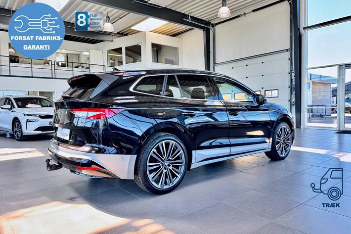 Sort Skoda Enyaq fra 2026