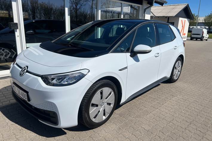 Hvid VW ID.3 fra 2021
