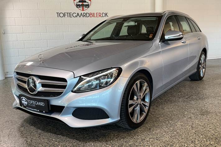 Sølv Mercedes C220 d fra 2016