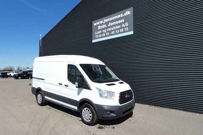 Hvid Ford Transit 350 L2 Van fra 2019