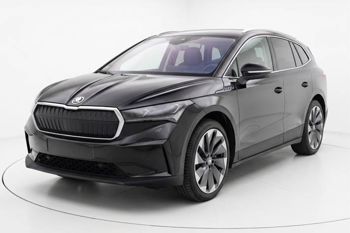 Sort Skoda Enyaq fra 2023