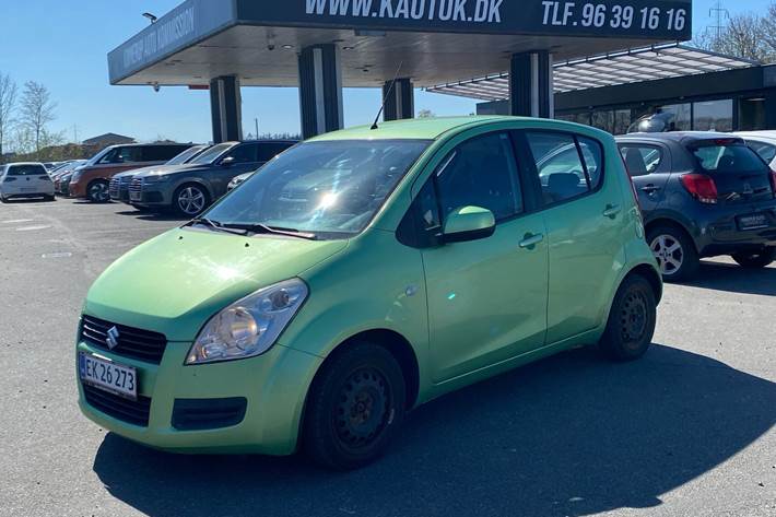 Grøn Suzuki Splash fra 2010