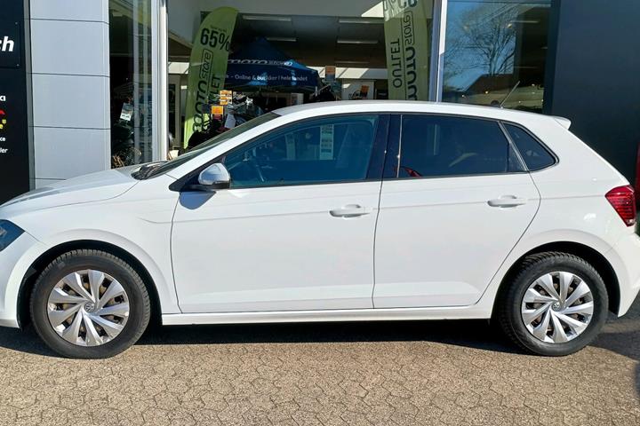Hvid VW Polo fra 2018