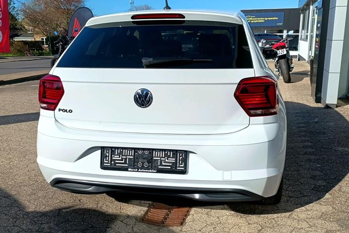 Hvid VW Polo fra 2018