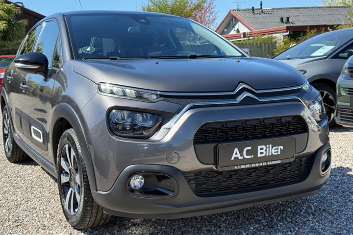 Sort Citroën C3 fra 2021 set udefra