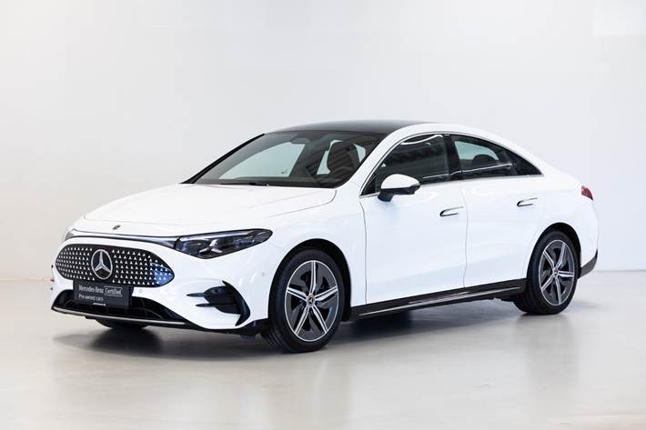 Hvid Mercedes CLA250+ fra 2025