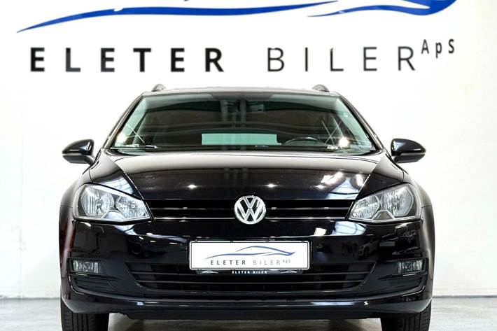 Sort VW Golf VII fra 2016