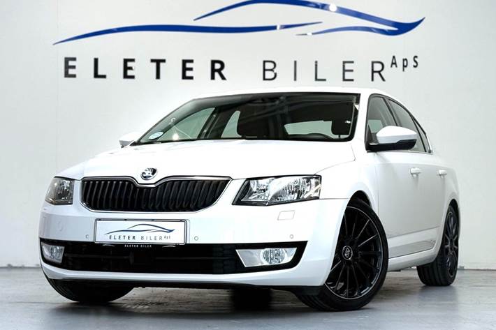 Hvid Skoda Octavia fra 2016