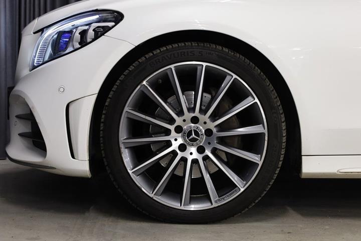 Hvid Mercedes C200 d fra 2019