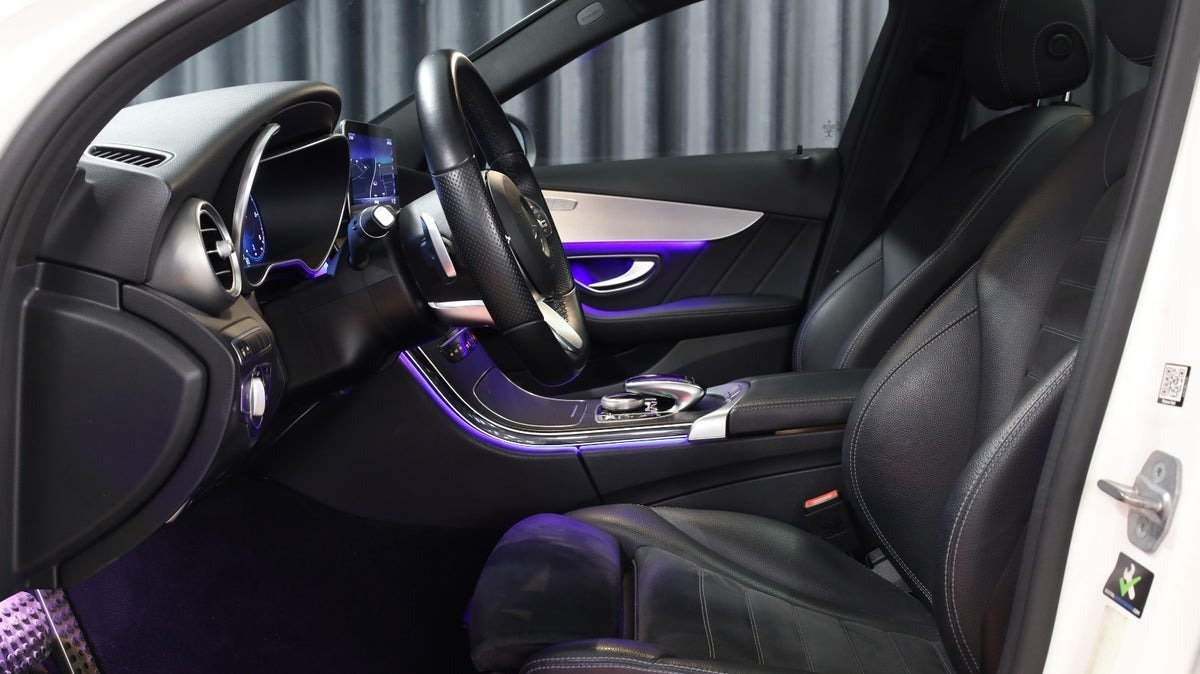 Hvid Mercedes C200 d fra 2019