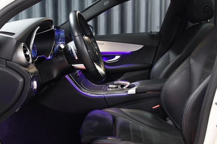 Hvid Mercedes C200 d fra 2019