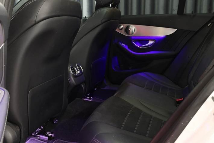 Hvid Mercedes C200 d fra 2019