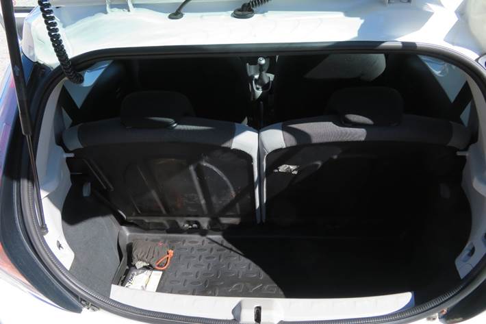 Hvid Toyota Aygo fra 2014