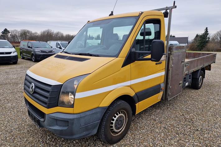 Hvid VW Crafter fra 2016