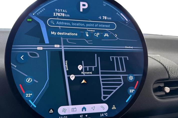 Sølv Mini Cooper fra 2024