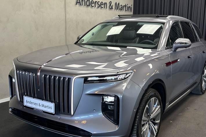 Grå Hongqi E-HS9 fra 2024