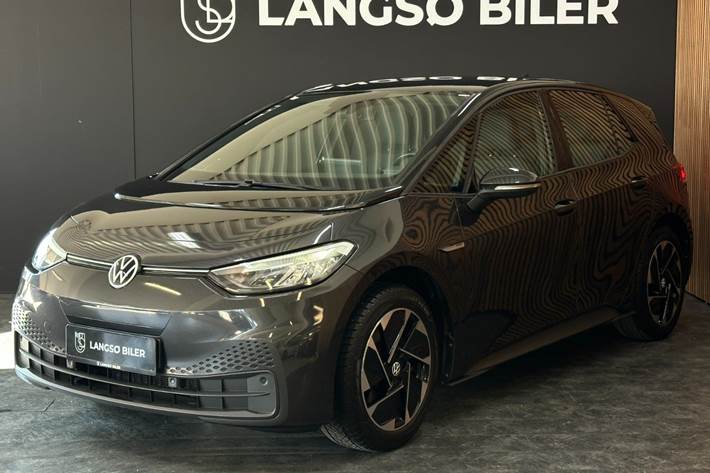 Grå VW ID.3 fra 2022 set udefra