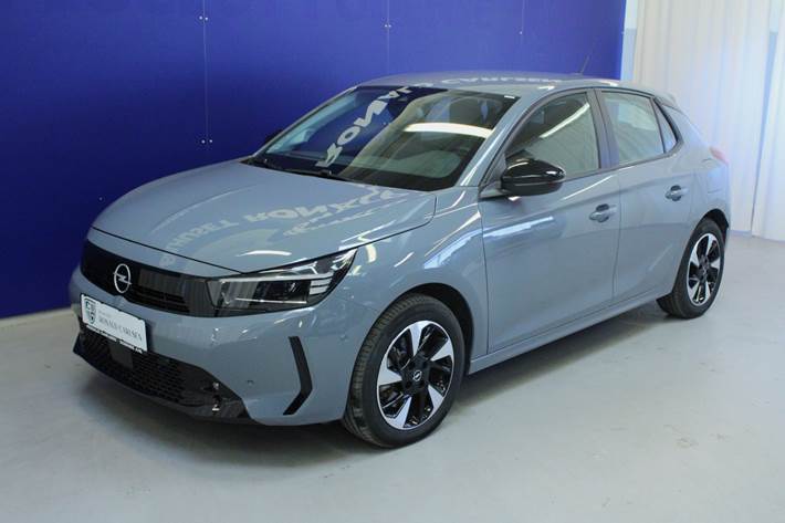 Grå Opel Corsa-e fra 2024