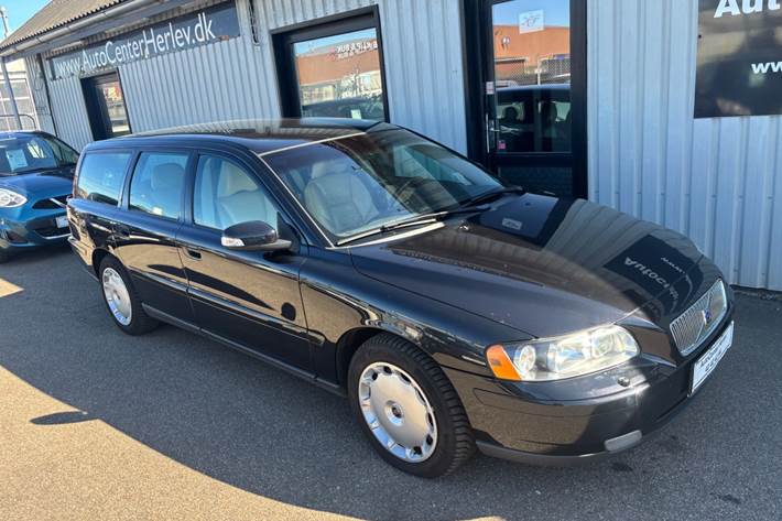 Sort Volvo V70 fra 2007