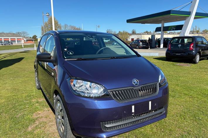 Rød Skoda Citigo fra 2017