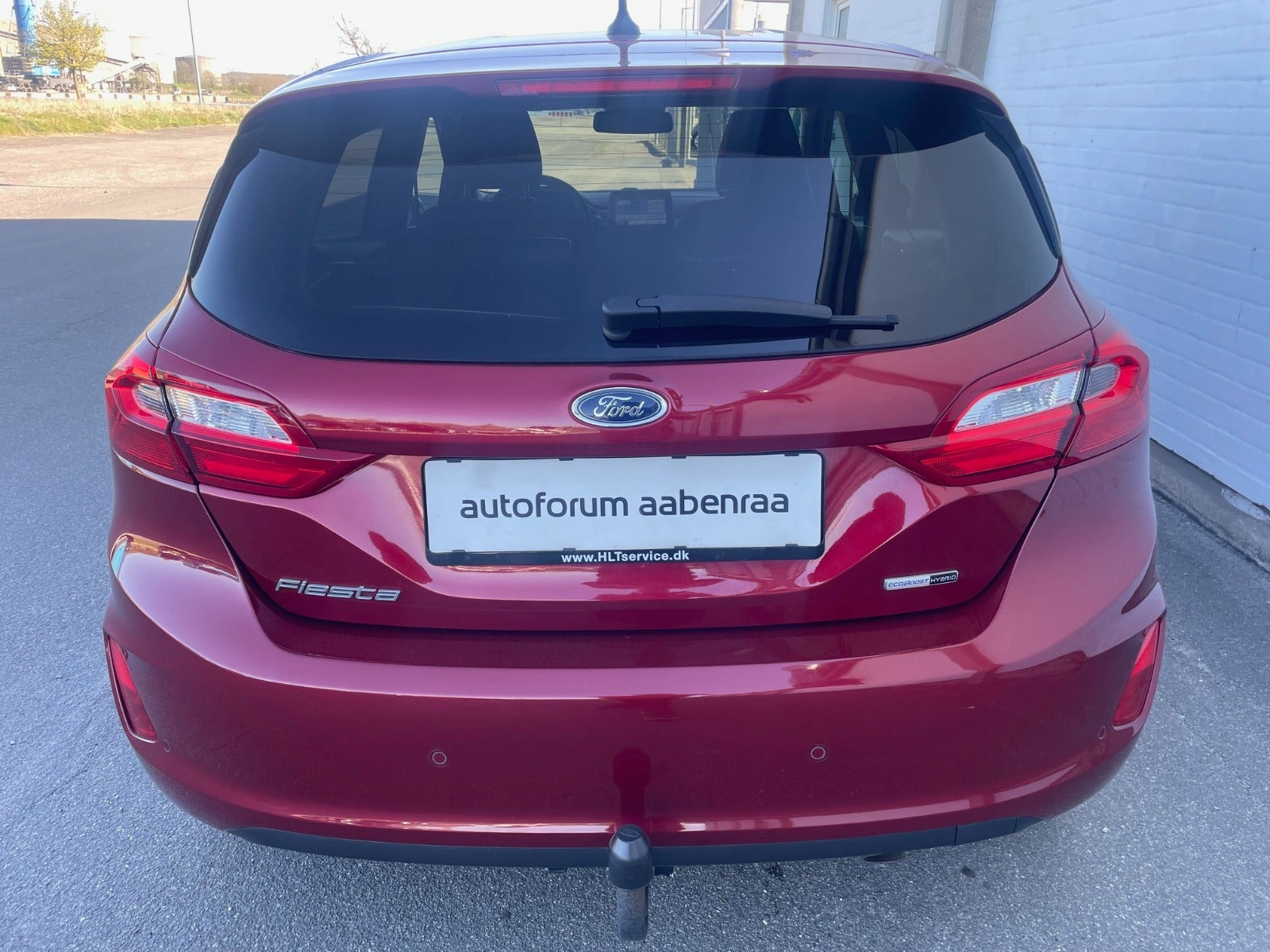Rød Ford Fiesta fra 2021