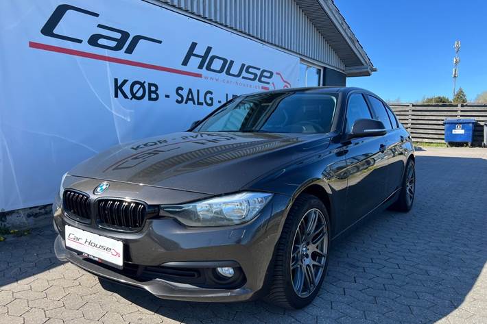 Grå BMW 320d fra 2016