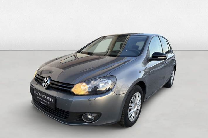 Grøn VW Golf VI fra 2012