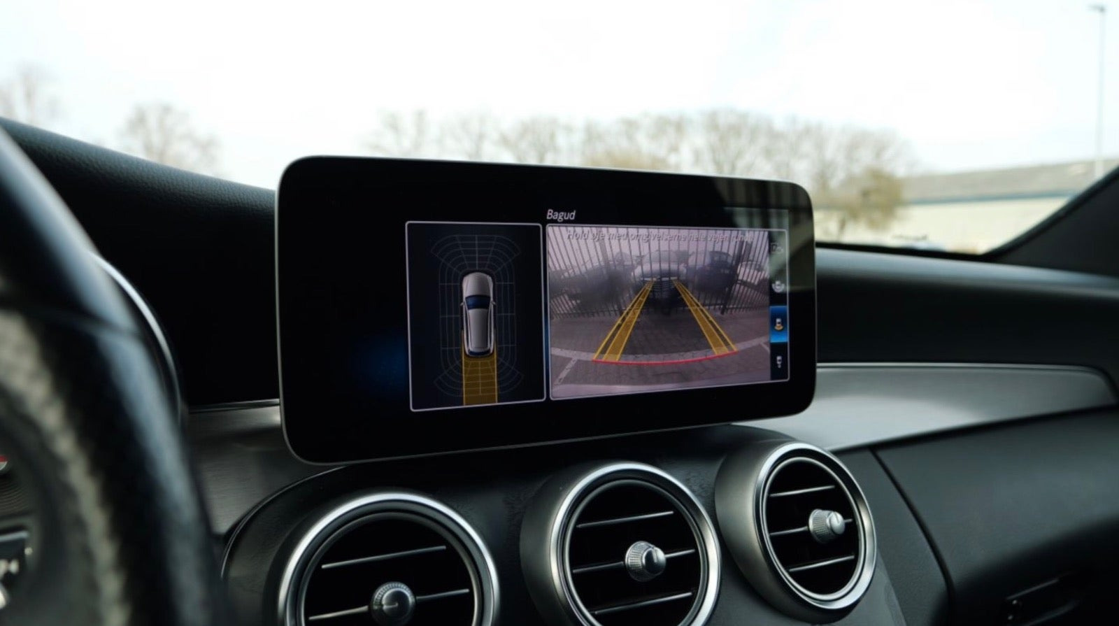 Grå Mercedes C220 d fra 2019