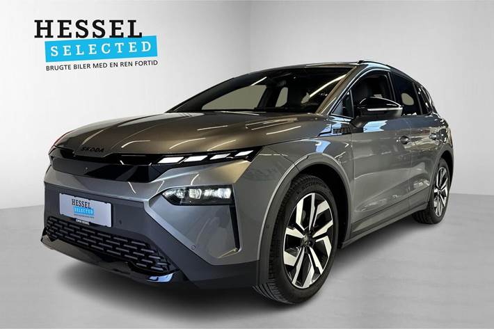 Grå Skoda Elroq fra 2025 set udefra