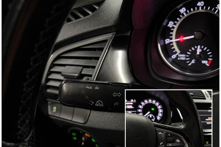 Sort Skoda Fabia fra 2017