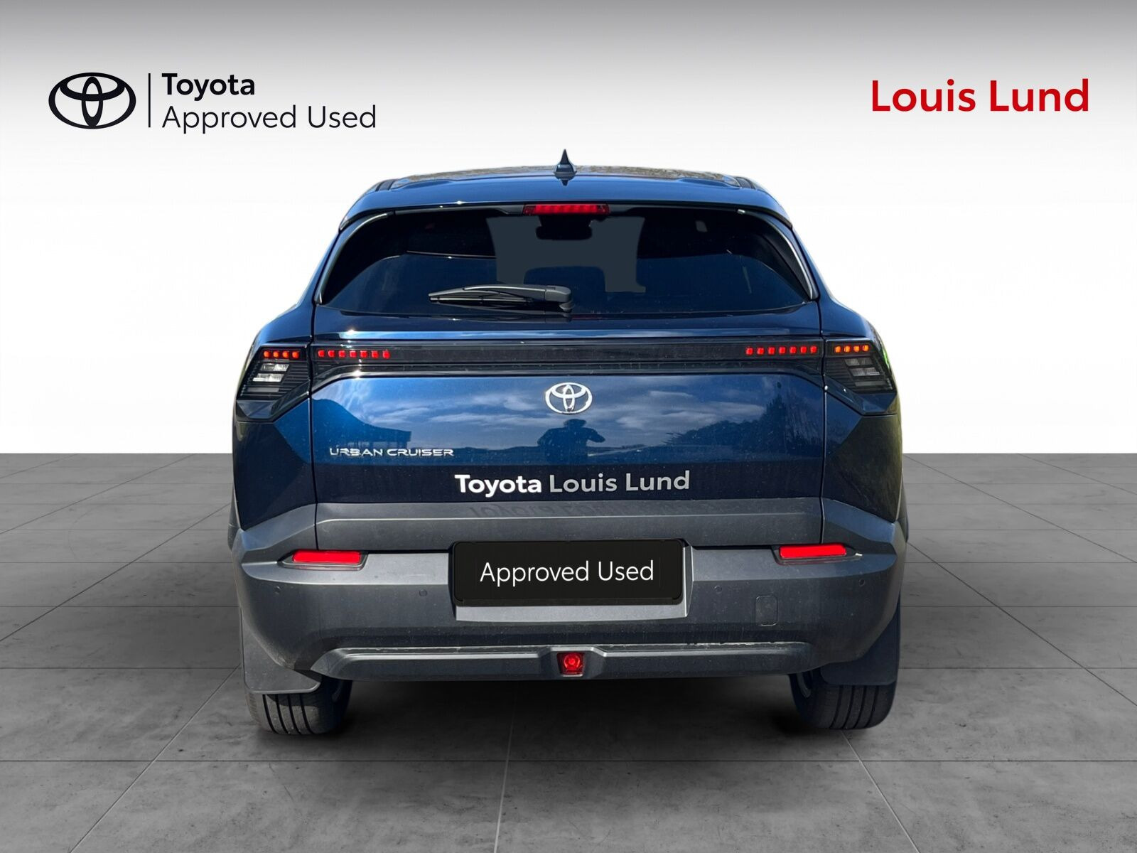 Blå Toyota Urban Cruiser fra 2026