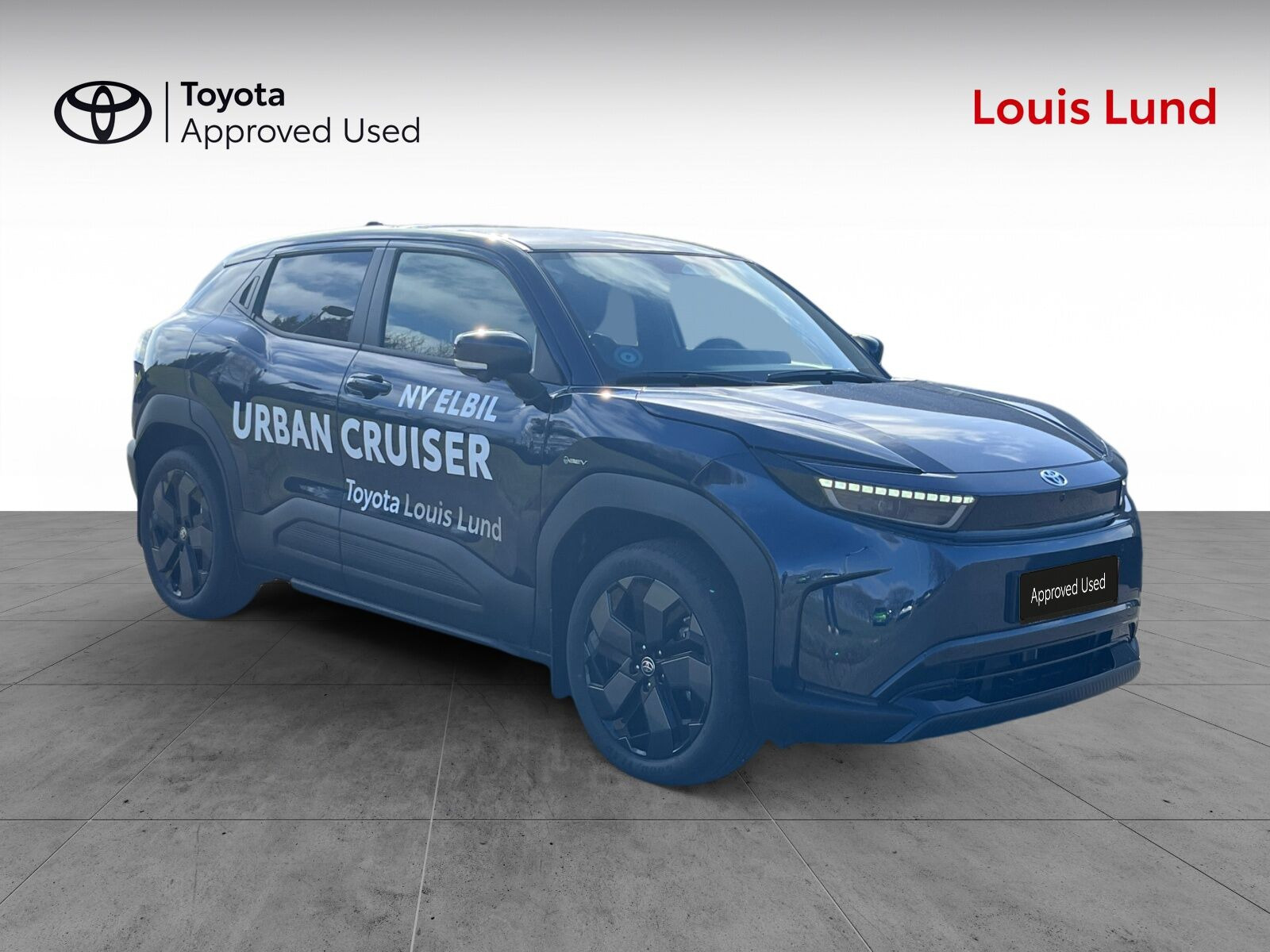 Blå Toyota Urban Cruiser fra 2026